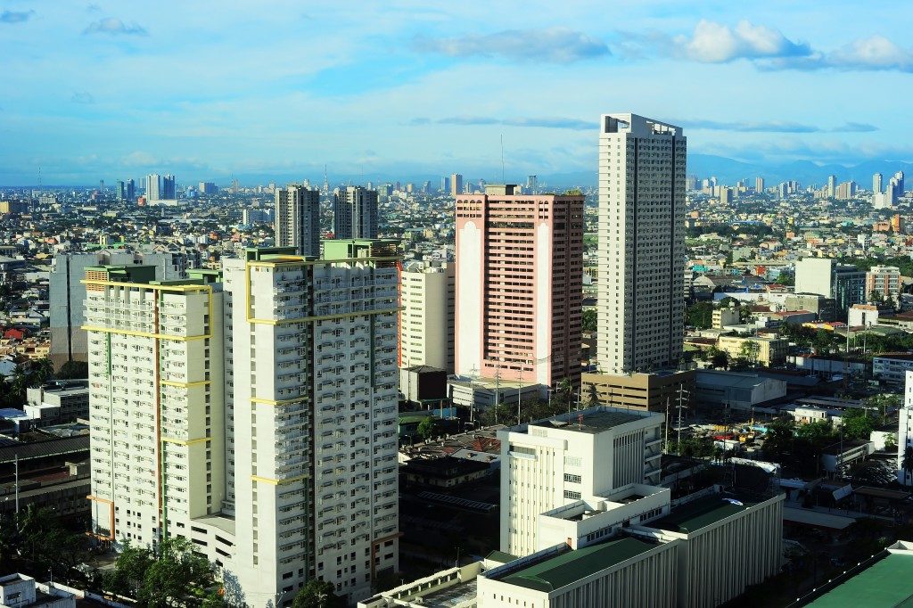 Aerial view of Makati City