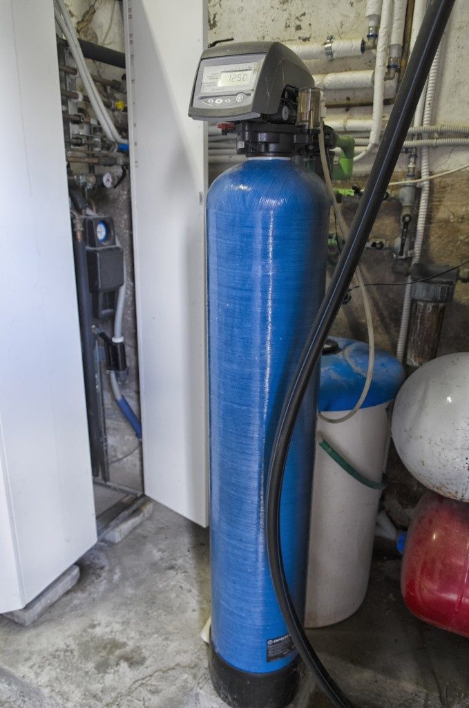 water conditioner and condensing boiler
