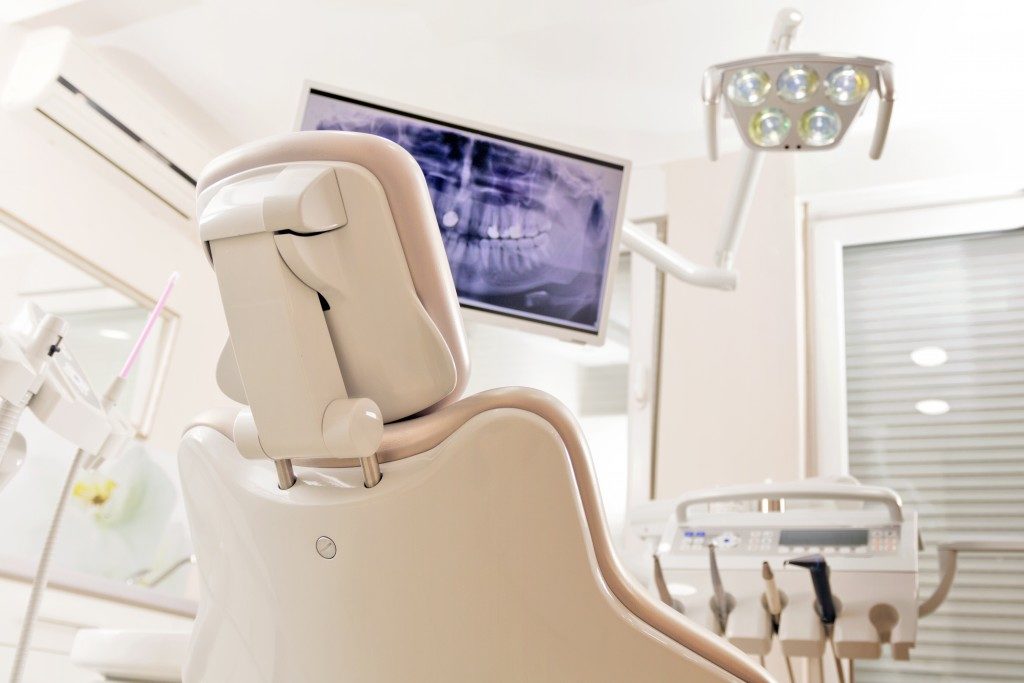 Cream-Coloured Dental Chair