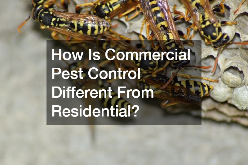 How Is Commercial Pest Control Different From Residential?